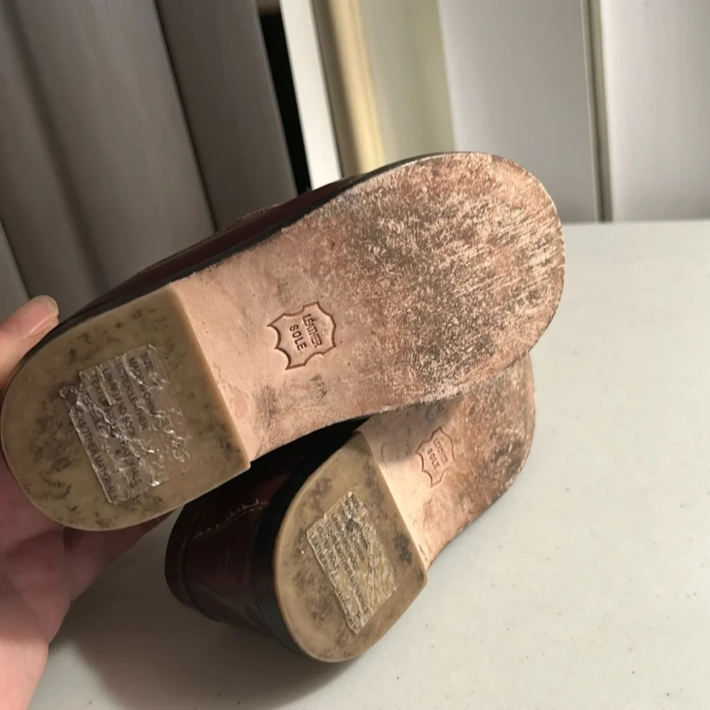 Janie and Jack toddler kids penny loafers Sz 9 - Picture 7 of 12